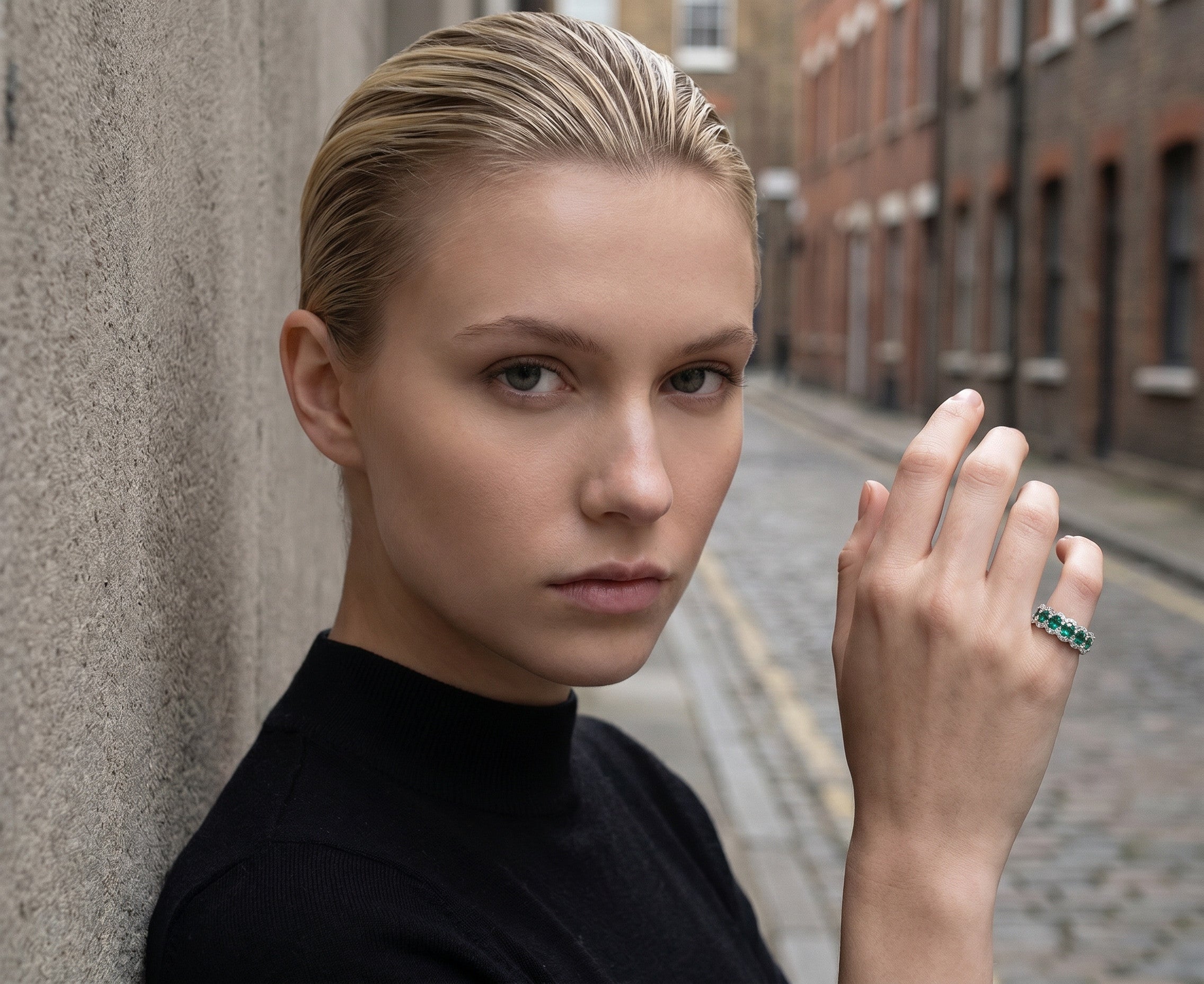 The 7 Emerald Eternity Ring
