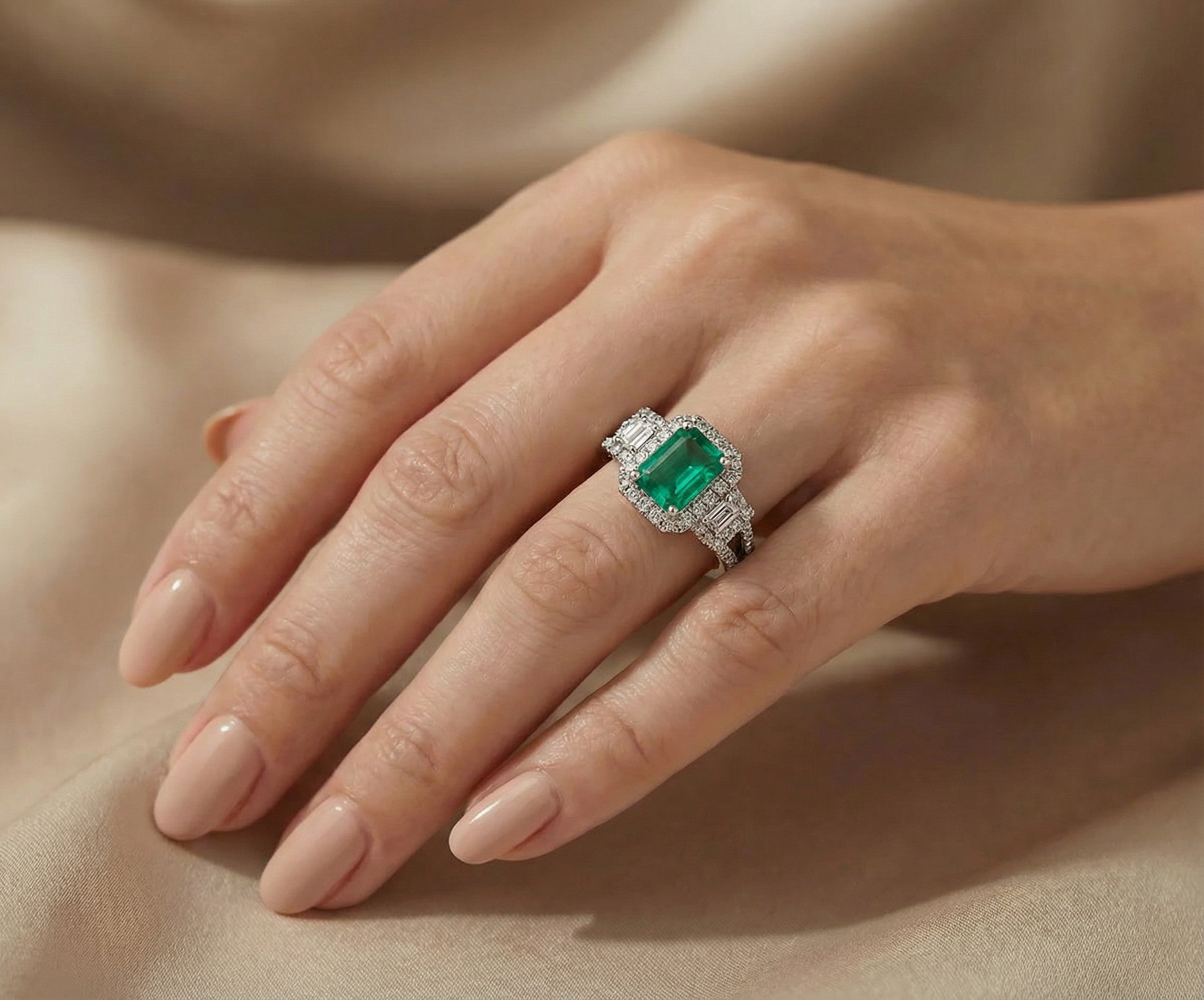 The Emerald Isle Emerald Ring