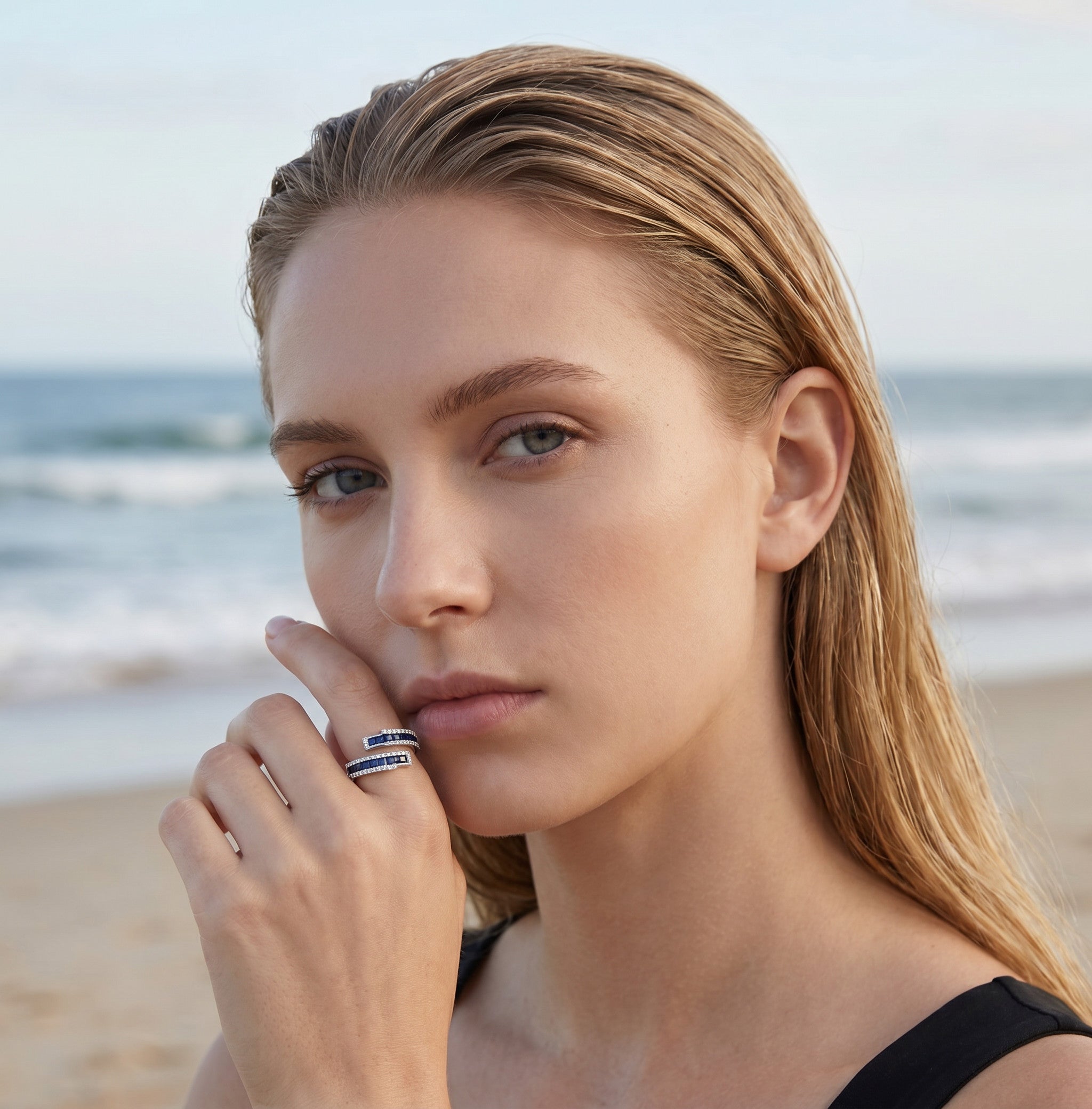 The Sapphire Wrap Around Ring