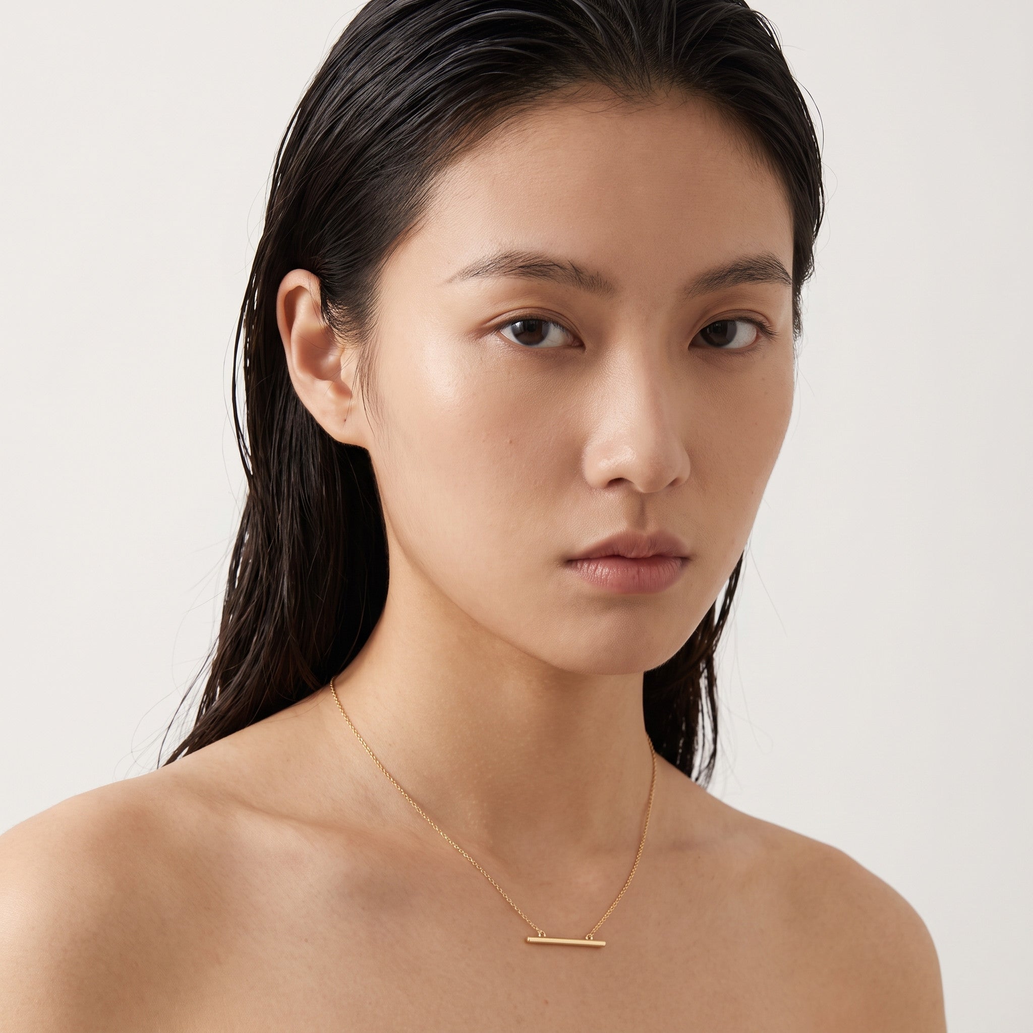9ct Gold Bar Necklace