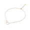 Solid 9ct Gold Interlocking Circles Necklace