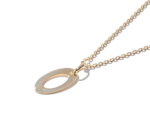 9ct Gold Obviously Oval Pendant