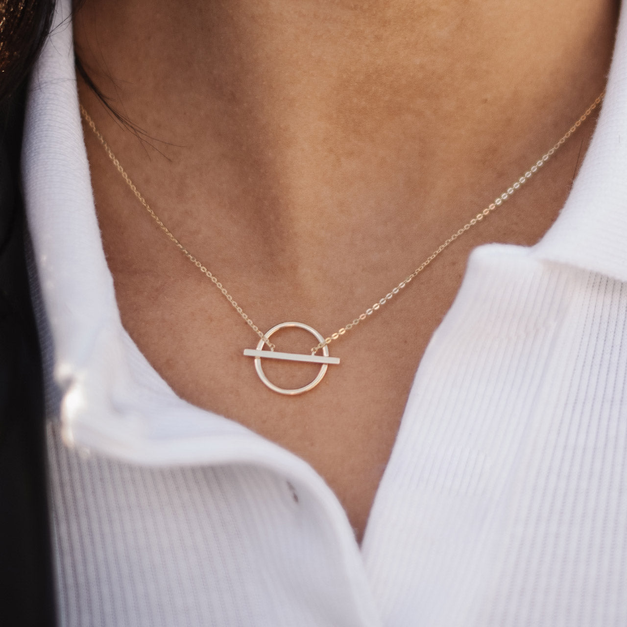 9ct Gold Broaden Your Horizon Necklace