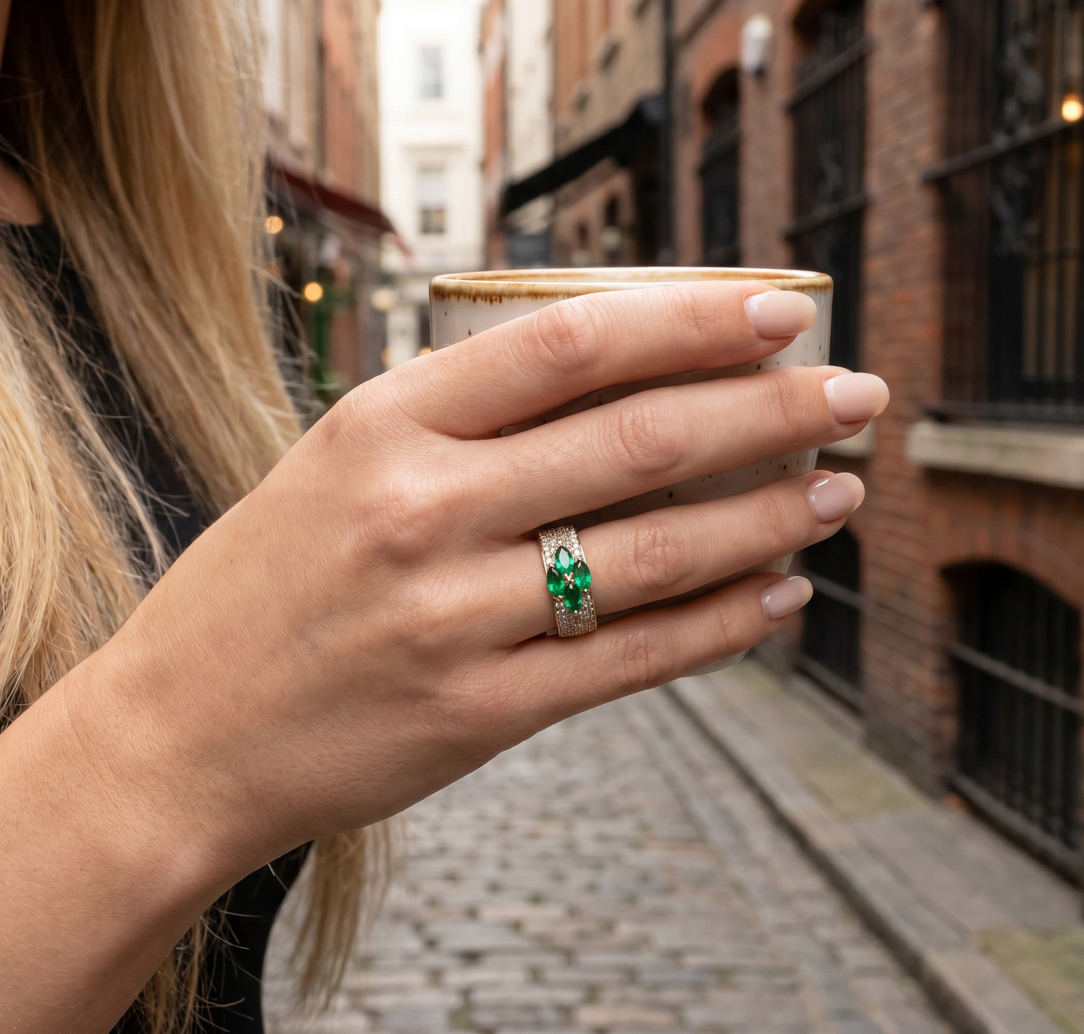 Four Emeralds, One Ring