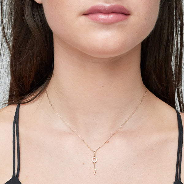 Key Charm Necklace — Amy Surman