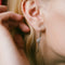Sterling Silver Pear on a Hook Earrings
