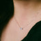 Sterling Silver Double Rubover Necklace