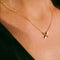 Solid 9ct Gold X Marks The Spot Necklace