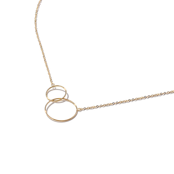 9ct Gold Circles Pendant Necklace – Bannon Jewellers