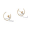 Solid 9ct Gold Hands of Time Earrings