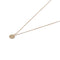 Solid 9ct Gold Clean Slate Pendant With Diamond