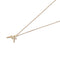 Solid 9ct Gold Double Crossed Pendant