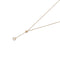 Solid 9ct Gold & Diamond Long Drop Necklace