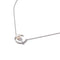 Sterling Silver Pearl in the Moon Necklace