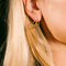 Solid 9ct Gold Triple Graduated Huggie Earrings