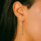 Solid 9ct Gold Freshwater Pearl Tassel Drop Earrings