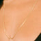 Solid 9ct Gold Long Golden Strand Necklace