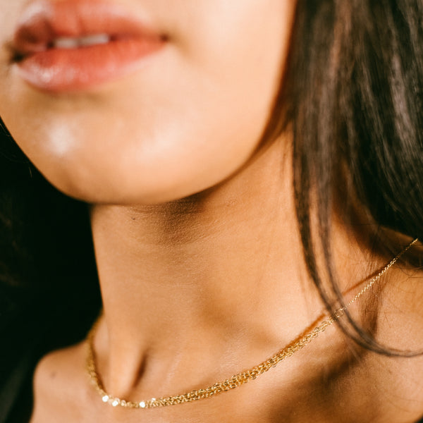 DesignB London heart shaped pearl choker necklace in gold | ASOS