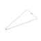 Solid 9ct Gold Oval Rubover Solitaire Necklace