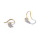 Solid 9ct Gold Classic Solitaire Hook Earrings