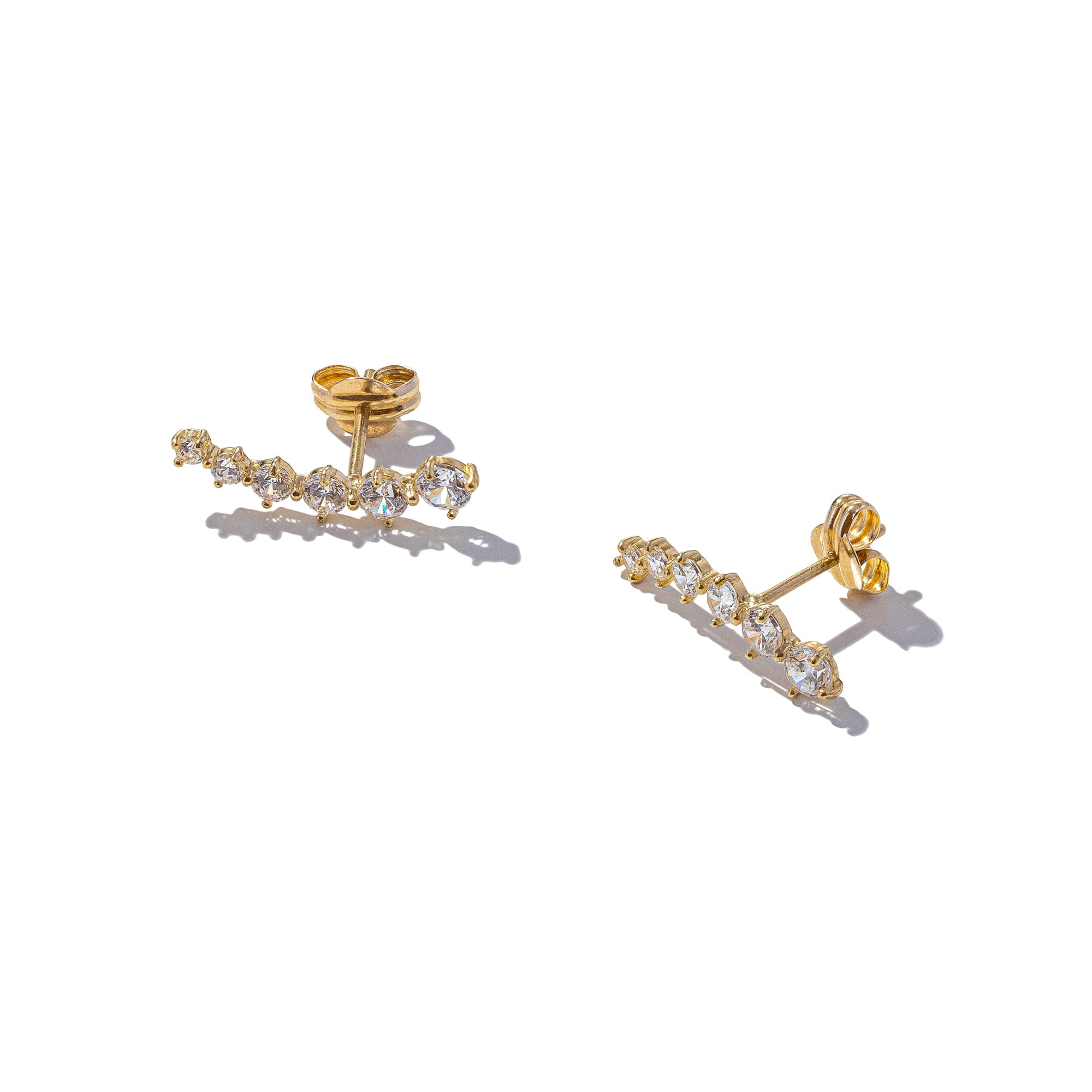 9ct Gold Learn to Crawl Earrings