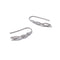 Sterling Silver Plaited Hook Earrings