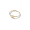 Solid 9ct Gold & Diamond Mini Square Promise Ring