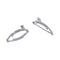 Sterling Silver Triple Arc Earrings