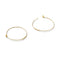 Sterling Silver The Golden Circle Earrings